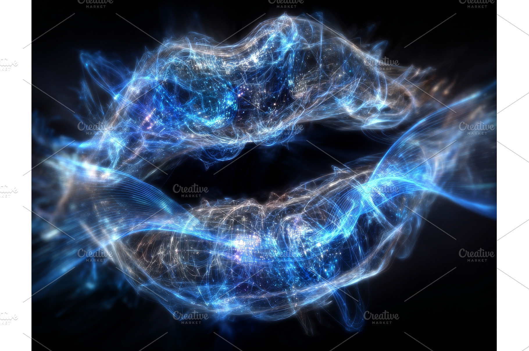 A glowing digital representation of, a Technology Photo by ZinetroN