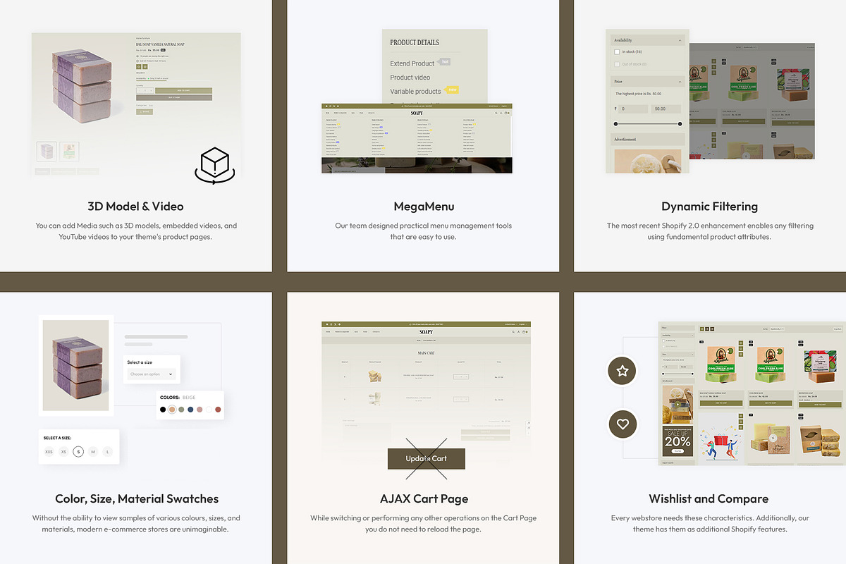 Handmade Soap Shopify Theme, a Shopify Template by LogicGo Shopify Experts (Photo 6 of 7)