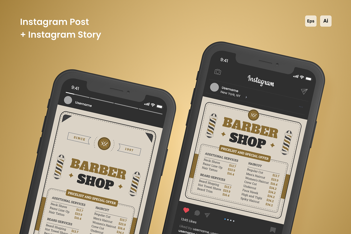 Barbershop Pricelist Flyer, a Flyer Template by SquidPixey (Photo 2 of 6)