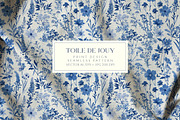 Toile De Jouy Vintage Floral Pattern, a Pattern Graphic by Olya Creative (Thumbnail 1 of 7)