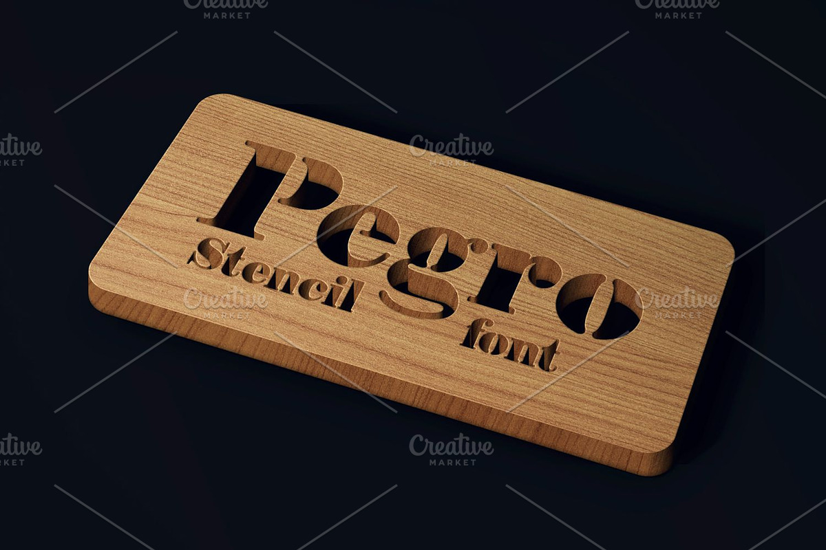 Pegro Stencil preview 5
