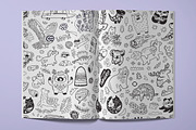32 Seamless Coloring Patterns, a Pattern Graphic by PenguinHouse (Thumbnail 4 of 14)