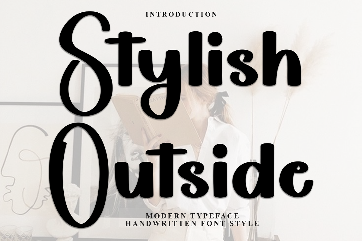 Stylish Outside, a Handwritten Font by FreshTypeINK (Photo 1 of 7)
