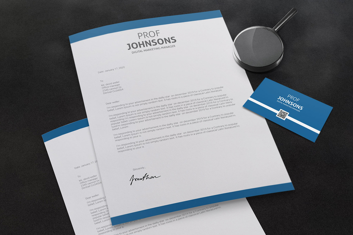 Resume Template and Cover Letter, a Resume Template by designvillage (Photo 6 of 13)