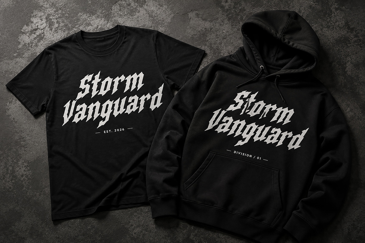 Storm Vanguard, a Blackletter Font by Wow Magic (Photo 4 of 5)