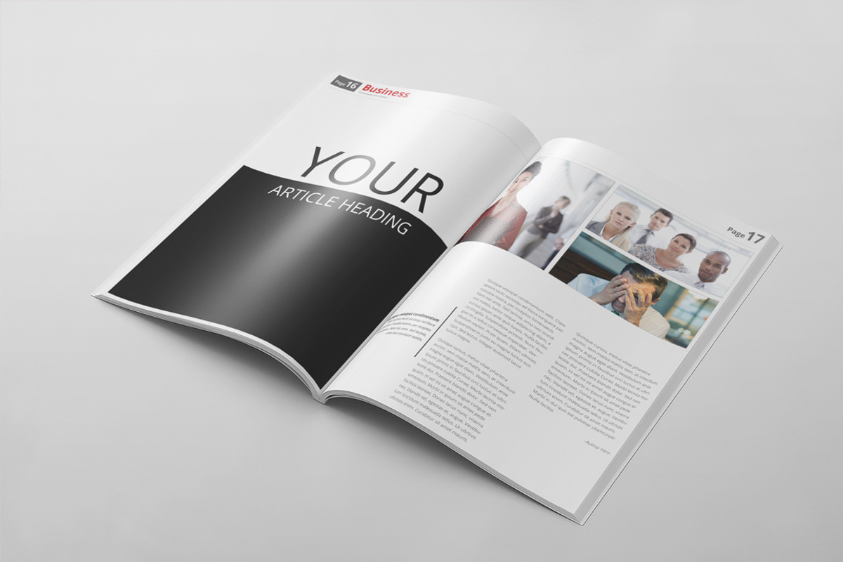 Magazine Template 40, a Magazine Template by pmvch (Photo 7 of 30)