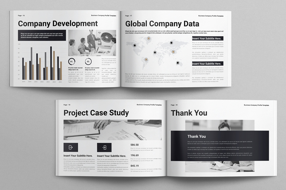 Business Company Profile Landscape, a Brochure Template by E-Type (Photo 7 of 8)