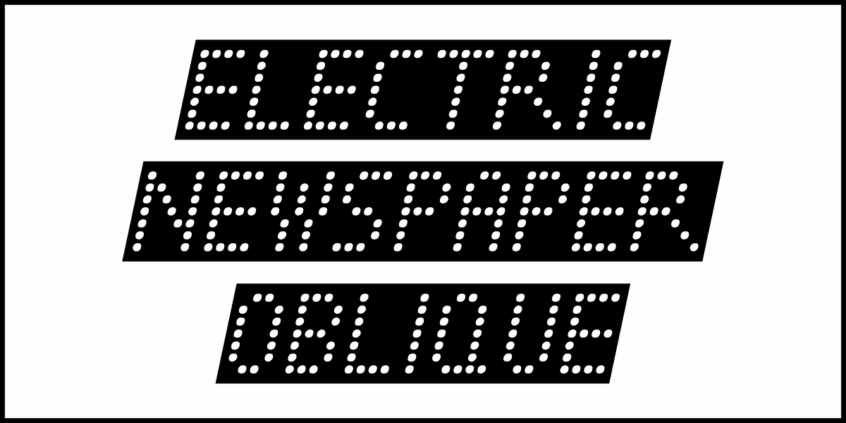 Electric Newspaper JNL, a Font by Jeff Levine Fonts (Photo 4 of 5)
