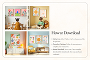 50 Kids Nursery Mockups for Canva, a Household Mockup by Matisse Studio (Thumbnail 10 of 10)