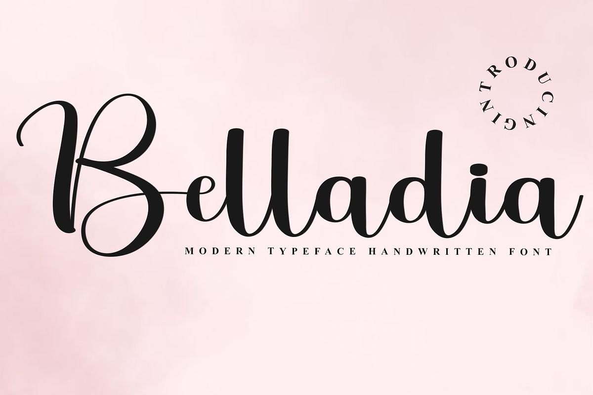 Belladia, a Handwritten Font by FreshTypeINK (Photo 1 of 8)