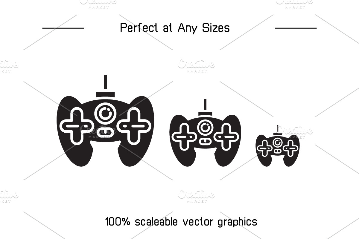 Joystick and Game Device Icons Set, a Technology Illustration by Designfour (Photo 7 of 7)