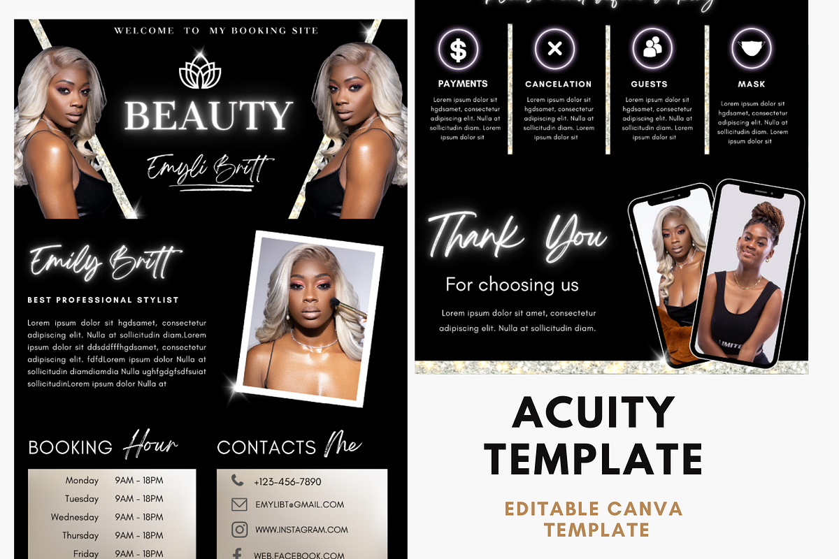 Acuity Scheduling Template, a Templates & Theme by TimCanvaTemplate (Photo 5 of 5)