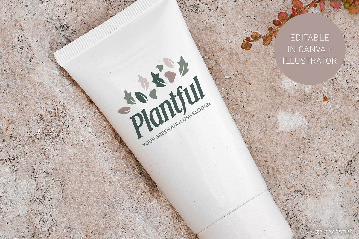 Organic Brand Mark | Canva & AI, a Branding & Logo Template by Elibee (Photo 4 of 6)