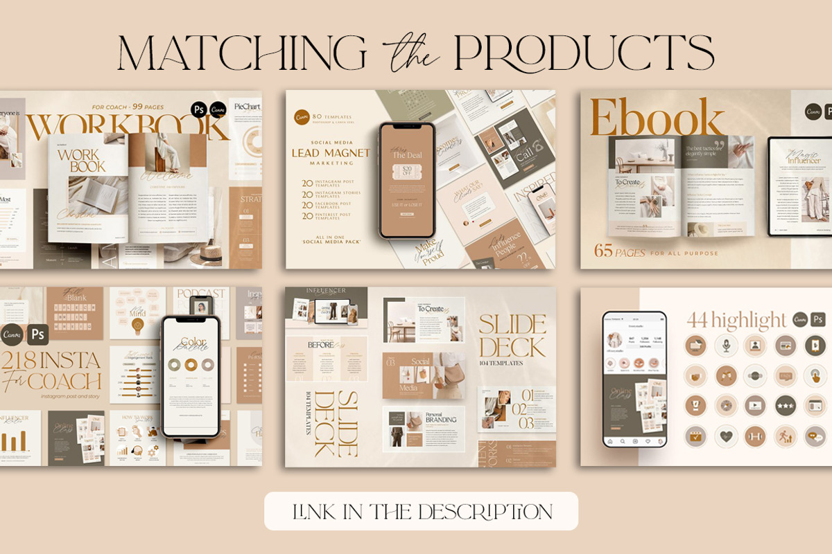 SALE WorkBook Creator Coach CANVA, a Magazine Template by Eviory (Photo 30 of 36)