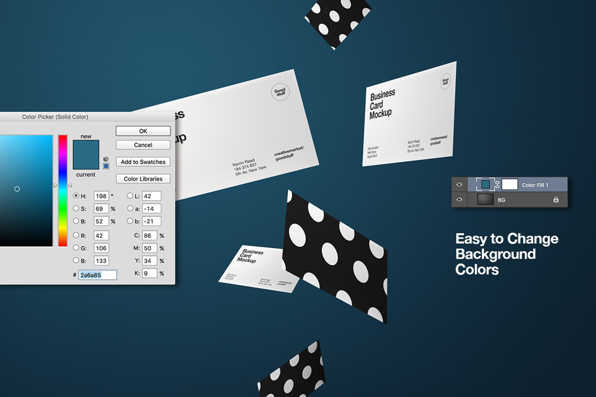 Business Card Mockup, a Print Template by Good Stuff (Photo 6 of 6)