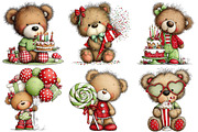 Whimsical Birthday Teddy Bear PNG, an Illustration by Craft Nest (Thumbnail 7 of 11)