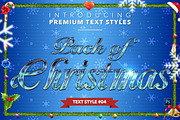 Christmas Pack #2 - Text Styles, a Layer Style Add-On by Jonas Stensgaard (Thumbnail 5 of 23)
