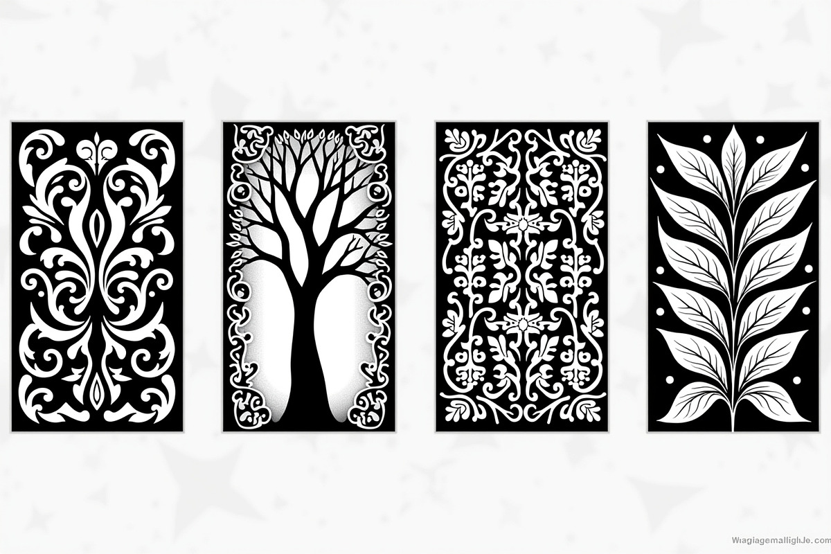 Laser Cut Panel Vector Set, an Illustration by Designs_River (Photo 6 of 9)