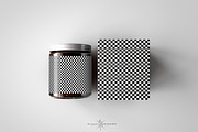 Amber Cosmetics Jar & Box Mock-Up, a Product Mockup by TSOBG (Thumbnail 6 of 18)