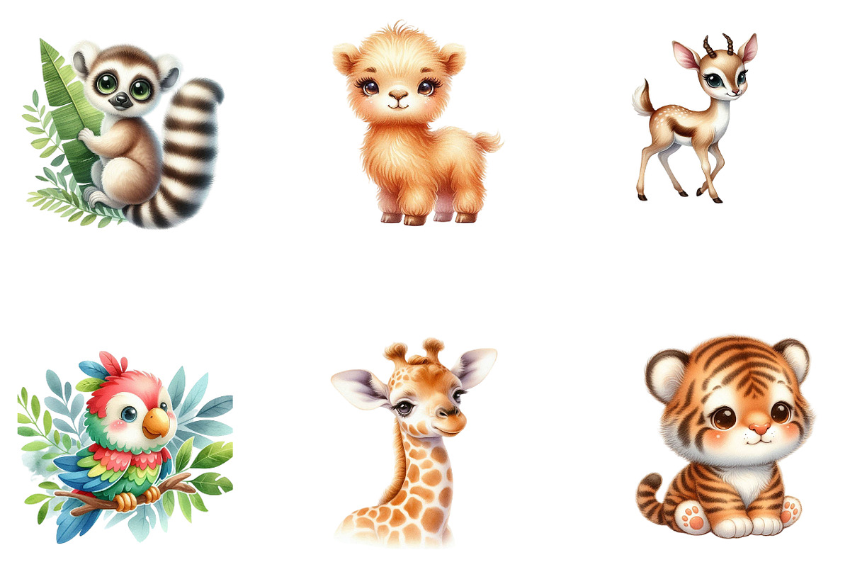 Safari Clipart, a Seasonal Illustration by CreationArt (Photo 5 of 5)