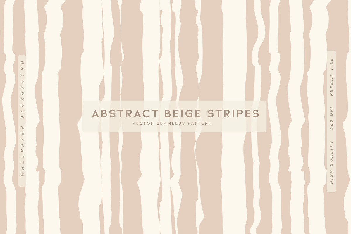 Abstract Beige Stripes, a Pattern Graphic by MalyskaStudio (Photo 1 of 6)