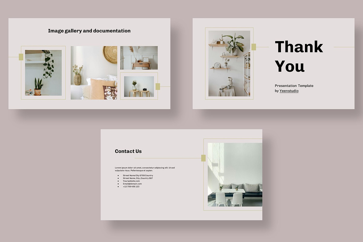 Interior Design Presentation, a Presentation Template by BumbleGraph Studio (Photo 5 of 7)