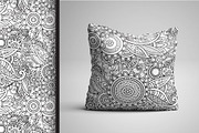6 Floral Seamless Patterns, a Pattern Graphic by Elinorka (Thumbnail 4 of 5)