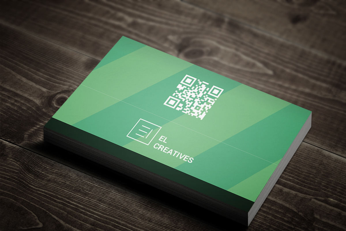 Green Creative Business Card, a Business Card Template by bouncy (Photo 4 of 4)