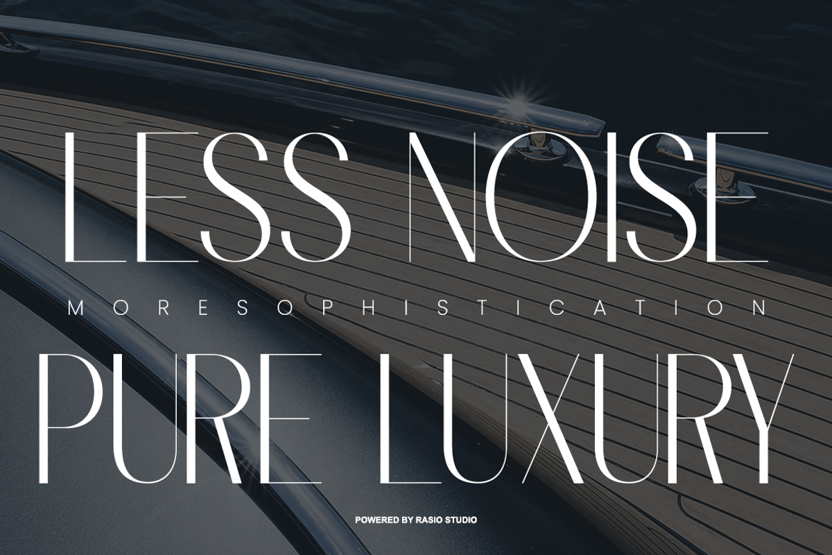 Quavera Modern Elegant Luxury Font, a Sans Serif Font by Rasio Studio (Photo 4 of 9)