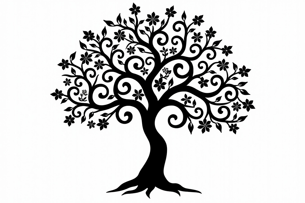 Detailed Tree Silhouette SVG Bundle, an Illustration by Amazin_art (Photo 10 of 13)