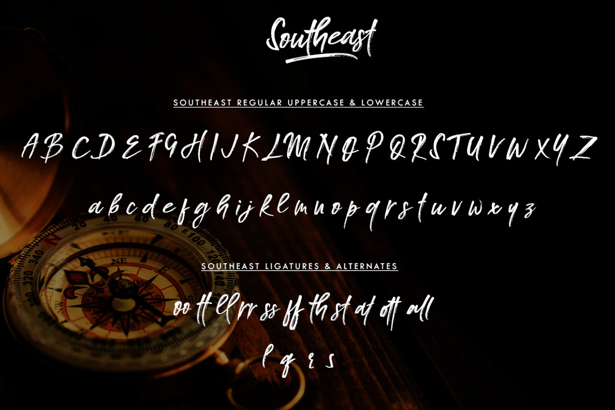 Southeast Brush Font preview 7