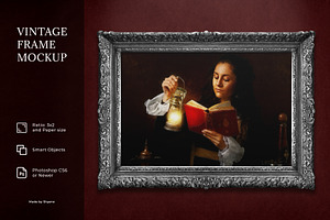 Vintage Classic Frame Mockup
