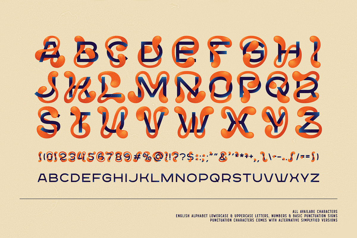Braid - Color Vector Font, a Symbol Font by Gleb Guralnyk (Photo 4 of 4)