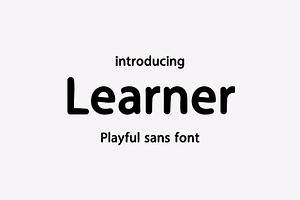 Learner - Sans serif
