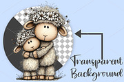 Whimsical Mother's Day Animals PNG, a Seasonal Illustration by Canvas Craft (Thumbnail 2 of 7)