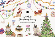 Quirky Christmas Party Whimsy, an Illustration by SunnyAfternoons (Thumbnail 1 of 12)