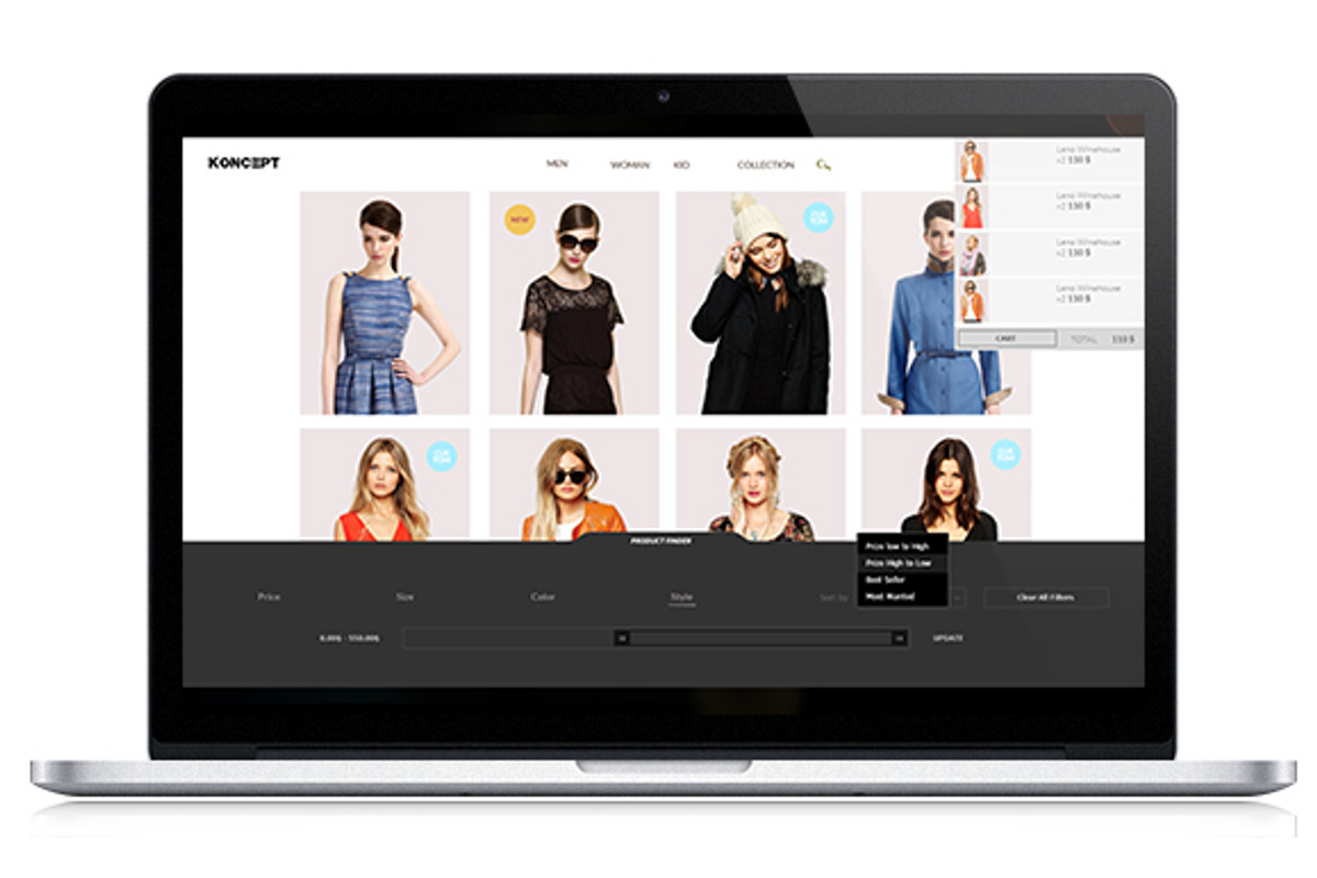 Koncept - Creative Fashion eCommerce, a Websites & App Template by Renovatio (Photo 3 of 5)