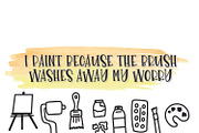 Glue Gun - A Font & Dingbat Duo, a Symbol Font by CraftyLittleNodes (Thumbnail 2 of 8)