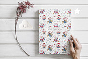 Watercolor Set CHRISTMAS FRIENDS, an Animal Illustration by Satika (Thumbnail 5 of 9)