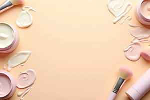 Flat Lay Minimal Cosmetic Branding S, a Photo by LOGOCREATIVE
