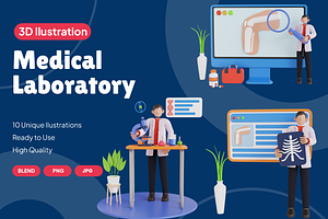 3D Medical Laboratory Pack