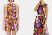 Seamless Flowers Pattern, a Pattern Graphic by Fisminor (Thumbnail 4 of 5)