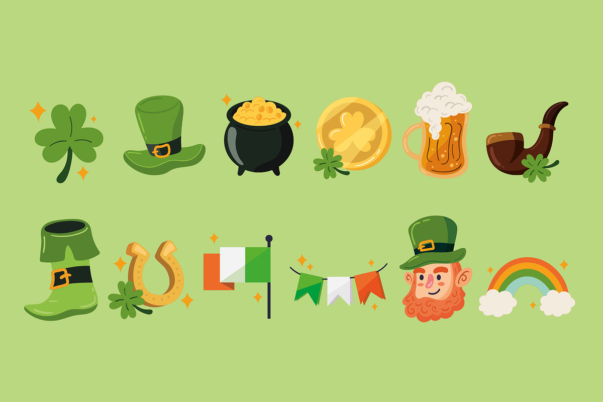 St. Patrick’s Day Icon Set