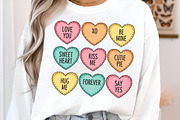 Candy Heart Sublimation Design, an Illustration by SinaCreation (Thumbnail 3 of 10)