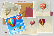 Hot air balloons, a Templates & Theme by Indie Khisa (Thumbnail 3 of 4)
