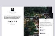 Sydney Portfolio - One page profile, a Shopify Template by iamstratos (Thumbnail 1 of 2)
