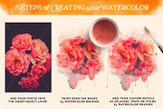 Total Watercolor Creator • SALE, an Action Add-On by Vintage Voyage Supply (Thumbnail 6 of 11)