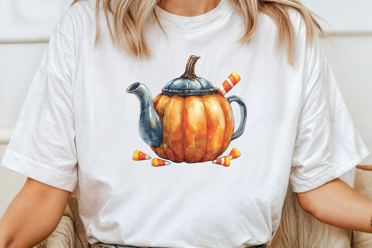 Watercolor Cozy Halloween Clipart, an Illustration by CraftArtStudio (Photo 4 of 6)