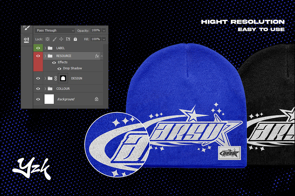 BEANIE HAT MOCKUP ARSV, a Hat Mockup by arseavin project (Photo 2 of 3)
