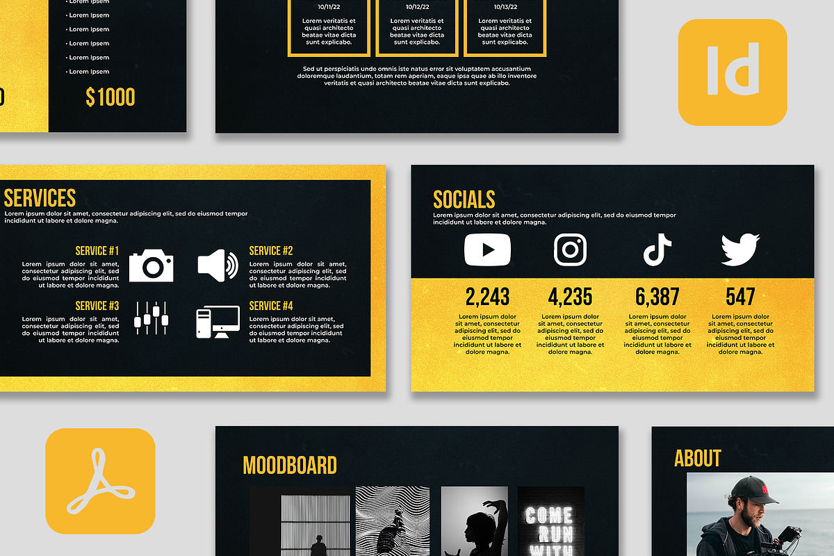 Video Project Pitch Deck Template, a Templates & Theme by Cornfield Studio (Photo 3 of 4)